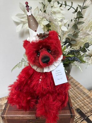 Skelton Limited Edition Alpaca / Mohair Limited Edition Clown Bear No 127