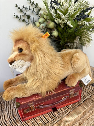 Leo the Lion 45cm Steiff Plush Lying Collectable Toy