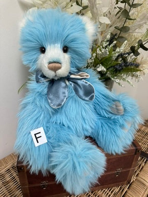 Suzanne Charlie Bears Blue Plush Collection Teddy Bear