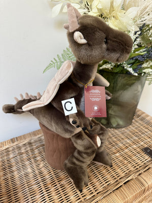 Clubs Charlie Bears Bearhouse Plush Charcoal Dragon