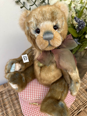Stef 38cm Plush Collection Collectable Charlie Bears Teddy Bear