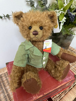 Teddy Robin 39cm Mohair Mohair Dark Honey Collectable Teddy Bear no 65