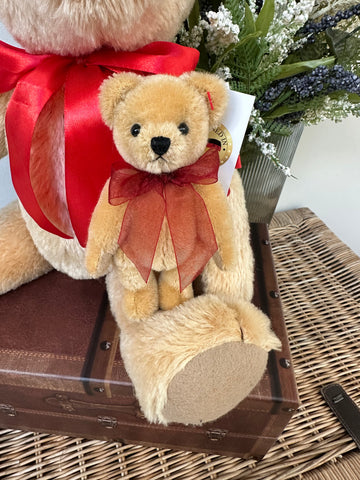 Nostalgia Gold Mohair Small 15cm traditional jointed Teddy Bear