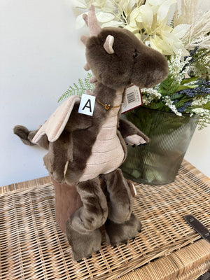 Clubs Charlie Bears Bearhouse Plush Charcoal Dragon