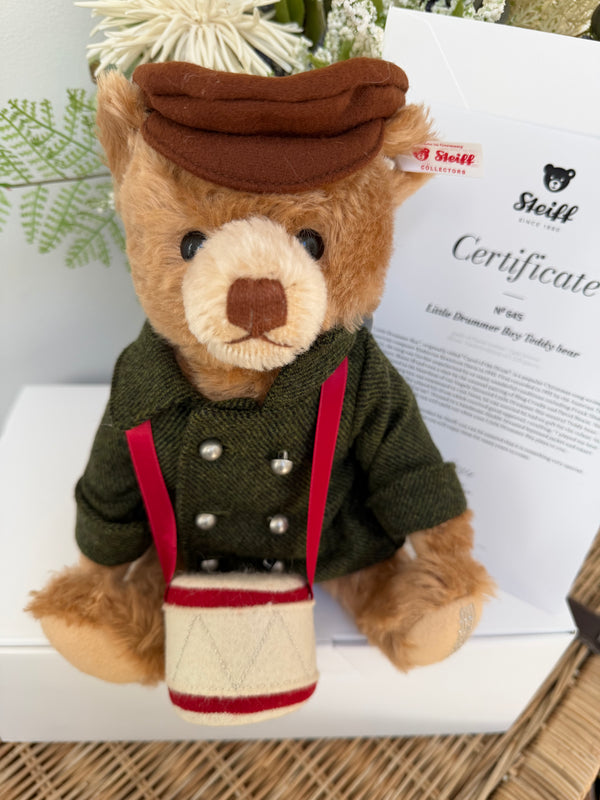 Little Drummer Boy Musical Teddy Bear Limited Edition no 645