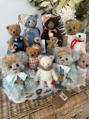 Michelle 14cm Teddy Hermann Original Limited Edition Miniature Mohair Kitten No 59