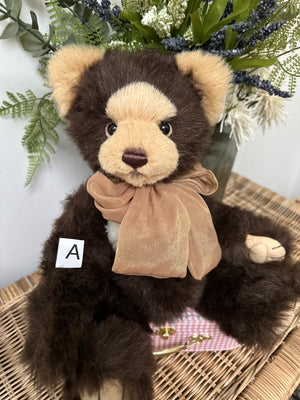 Clemens Halvar Brown fully jointed 40cm Plush Teddy Bear