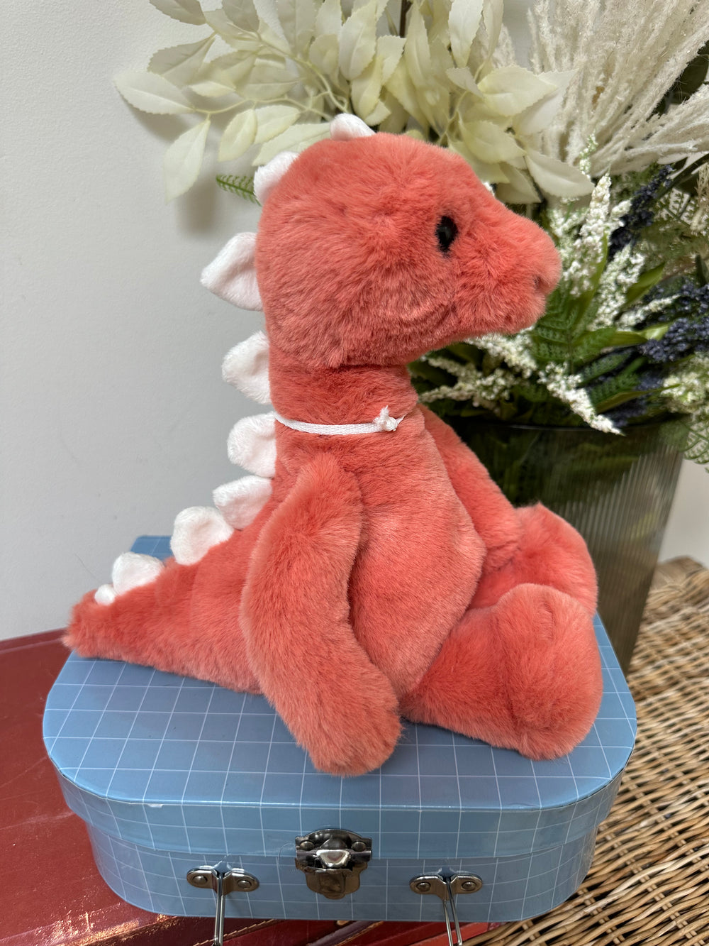 Stevie Stegosaurus Marmalade Orange Medium Bear & Me Children's Toy Dinosaur