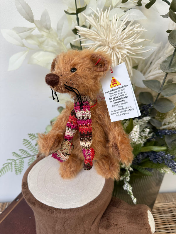 Bear of Hearts Mohair Mouse Nael Clemens Limited Edition No 31