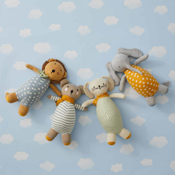 Evie Bunny Cotton Knit Baby Toy Doll Suitable From Birth