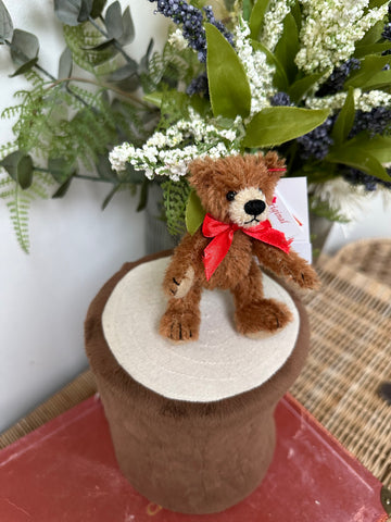 Nostalgia Brown Mohair Miniature 10cm Teddy Bear