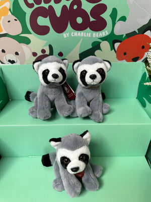 Cuddle Cubs by Charlie Bears Plush Miniature Racoon