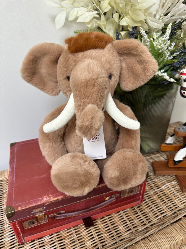 Wally Mammoth Large Plush Charlie Bears Bear & Me Collection Teddy Bear