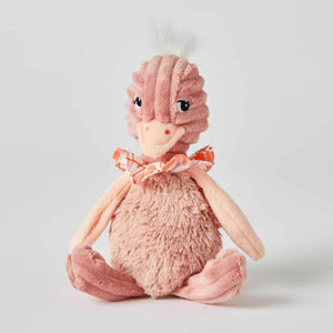 Small Simply Les Deglingos Toy Ostrich, Tiger, Hippo, Panda, Deer or Lion