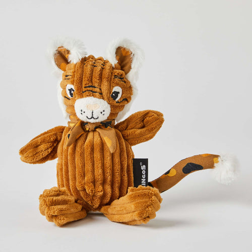Small Simply Les Deglingos Toy Ostrich, Tiger, Hippo, Panda, Deer or Lion