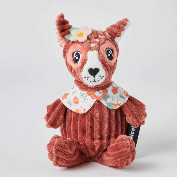 Small Simply Les Deglingos Toy Ostrich, Tiger, Hippo, Panda, Deer or Lion