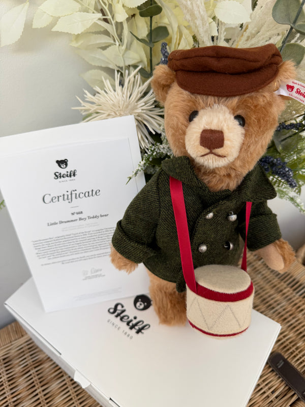 Little Drummer Boy Musical Teddy Bear Limited Edition No 668