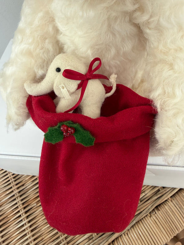 Santa Teddy Bear with Light Limited Edition No 473