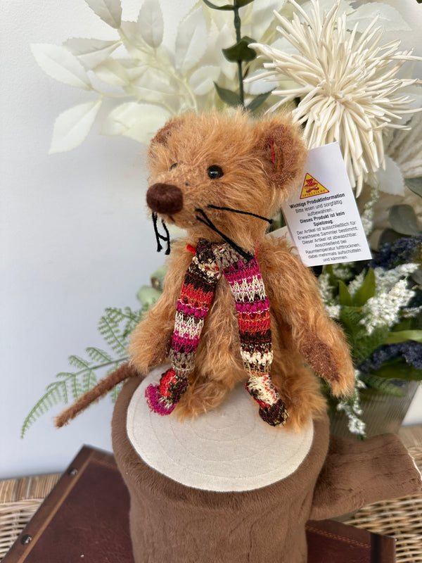 Bear of Hearts Mohair Mouse Nael Clemens Limited Edition No 20