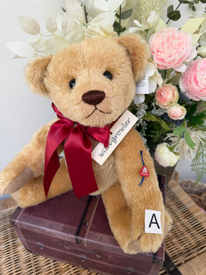 Clemens Large 40 cm Nostalgia Gold Mohair Growler Teddy Bear  Option A