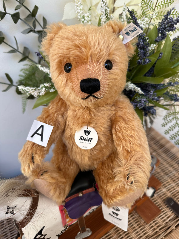 Emilia Steiff Classic 26cm fully Jointed Mohair Collectable Teddy Bear