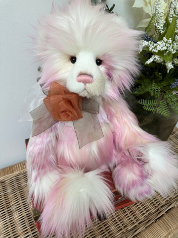 Sandra Charlie Bears Large Plush Collectable Pink Teddy Bear