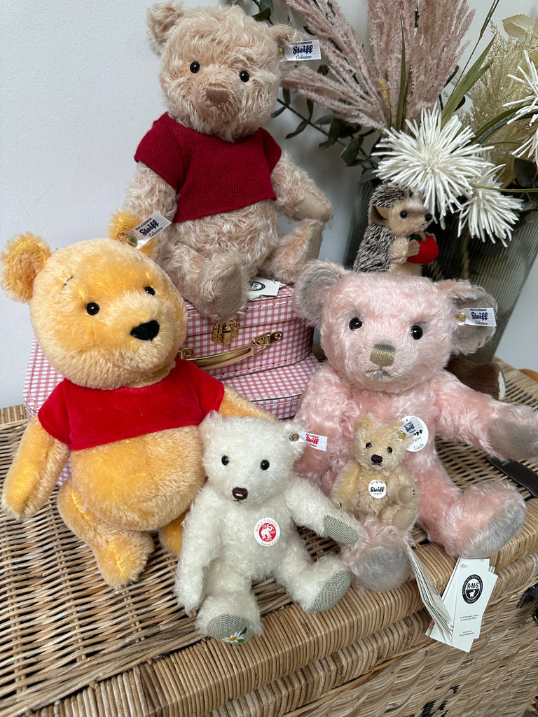 Linda Steiff 30cm Pink Mohair Classic Collectors Teddy Bear with Growl Lovely Bears