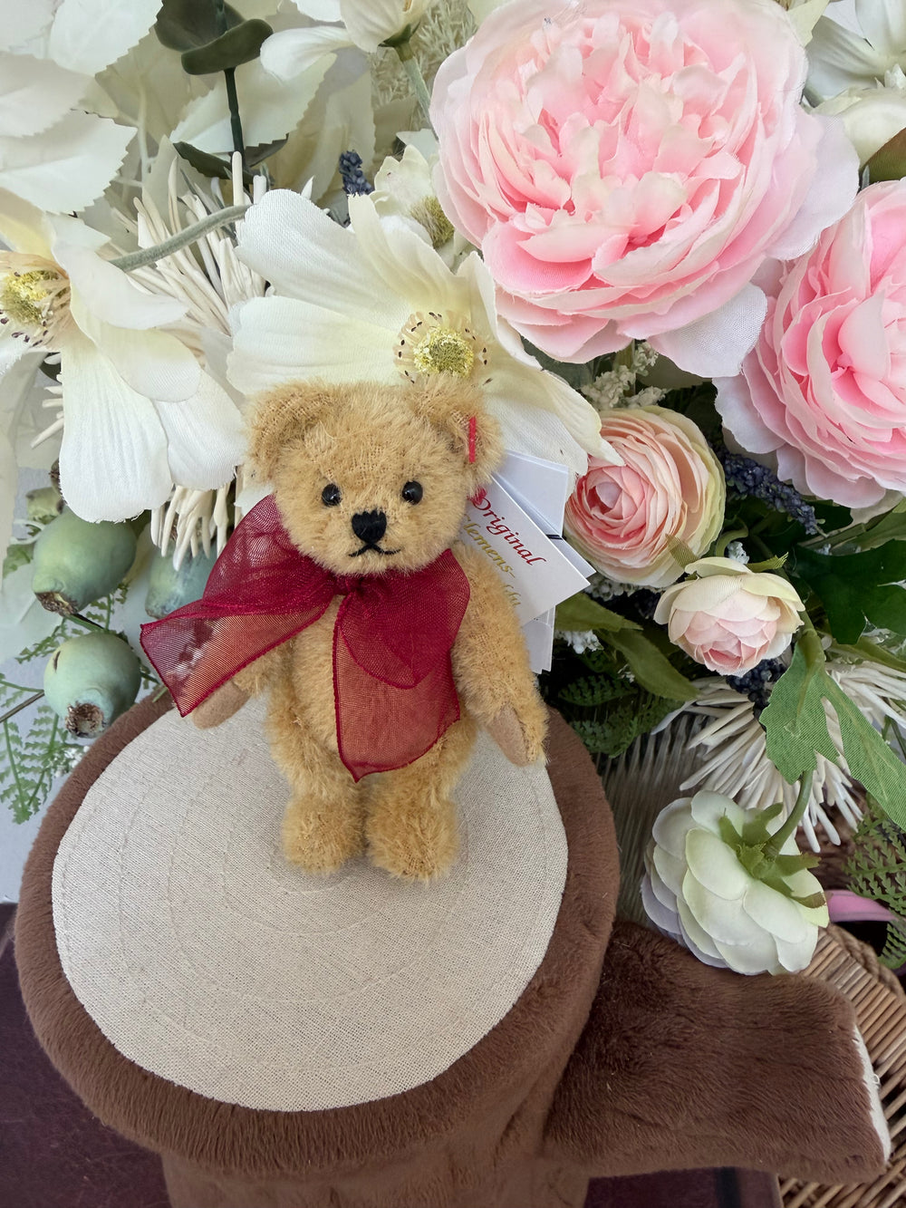 Nostalgia Gold Mohair Miniature 10 cm Teddy Bear