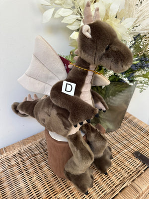 Clubs Charlie Bears Bearhouse Plush Charcoal Dragon
