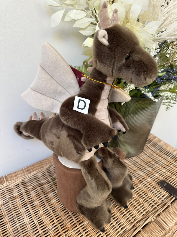 Clubs Charlie Bears Bearhouse Plush Charcoal Dragon