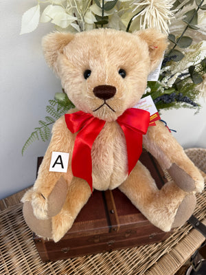 Clemens Large 40 cm Nostalgia Gold Mohair Growler Teddy Bear  Option A