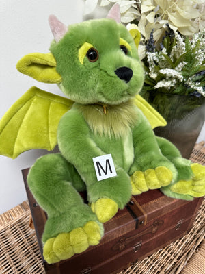 Spires Bearhouse by Charlie Bears Large Plush Green Gargoyle