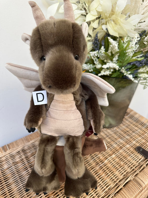 Clubs Charlie Bears Bearhouse Plush Charcoal Dragon