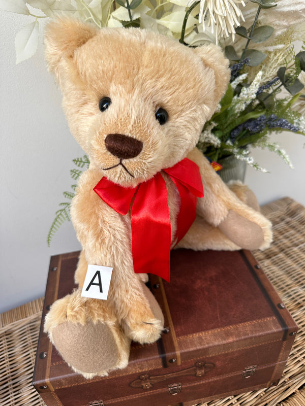 Clemens Large 40 cm Nostalgia Gold Mohair Growler Teddy Bear  Option A