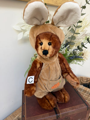 Romper Charlie Bears Plush Collection Sleepover Series Teddy Bear Rabbit