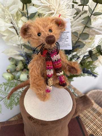 Bear of Hearts Mohair Mouse Nael Clemens Limited Edition No 31