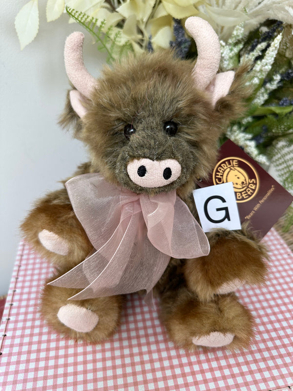 Prairie Charlie Bears Plush Collection Collectable Cow