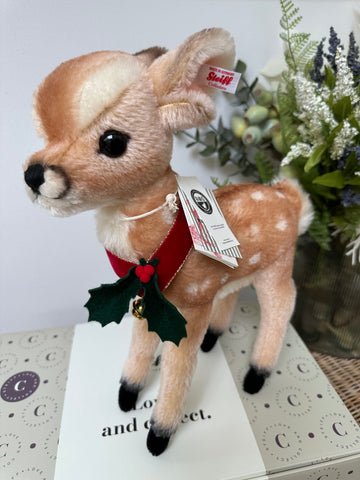 Rieke Steiff Christmas Collectable Fawn Limited Edition No 299