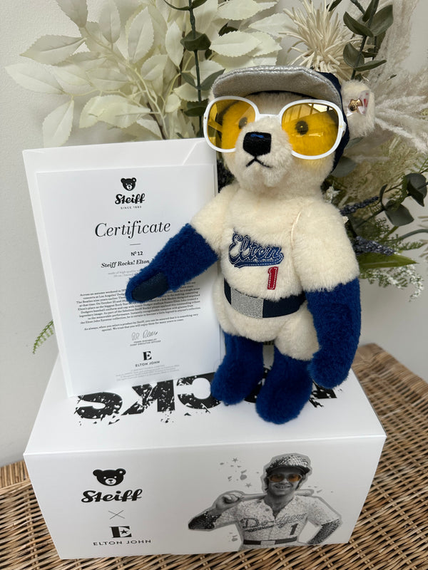 Steiff Rocks Elton John 1975 Collectable Limited Edition Bear No 12