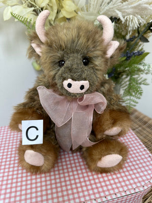 Prairie Charlie Bears Plush Collection Collectable Cow