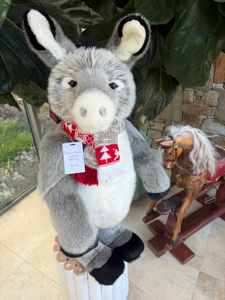Professor Hooves Large Standing Plush Limited Edition Donkey No 493