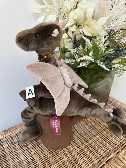 Clubs Charlie Bears Bearhouse Plush Charcoal Dragon