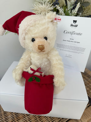 Santa Teddy Bear with Light Limited Edition No 473