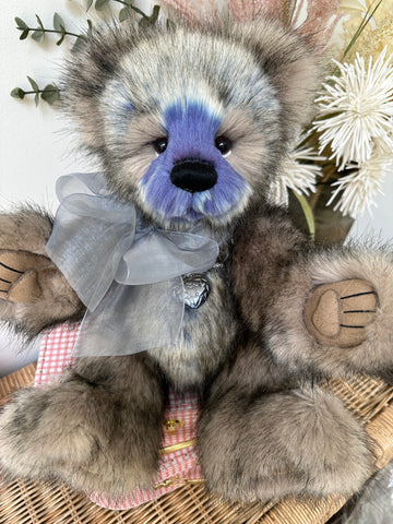 Blueberry Pudding Charlie Bears Collectable Plush Teddy Bear.