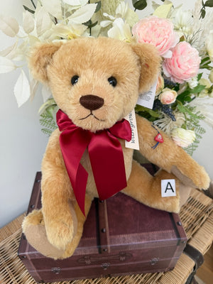 Clemens Large 40 cm Nostalgia Gold Mohair Growler Teddy Bear  Option A