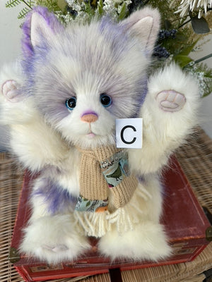 Sleepyhead Charlie Bears Secrets Collection Plush Kitten Cat