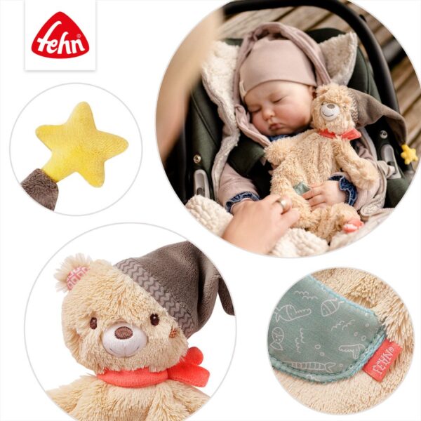 Bruno Children's Newborn Cuddly Soother / Comforter Teddy Bear