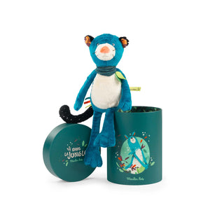 Moulin Roty Dans la Jungle Zimba Baby Panther Doll In Gift Box