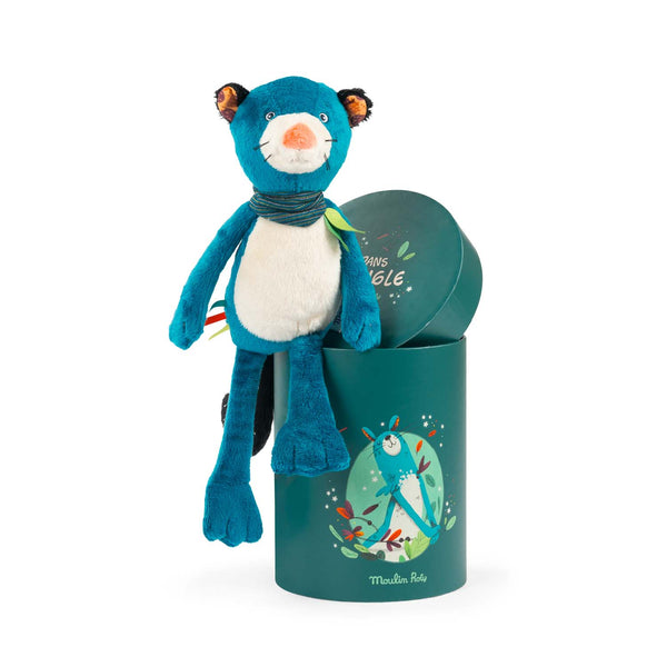 Moulin Roty Dans la Jungle Zimba Baby Panther Doll In Gift Box
