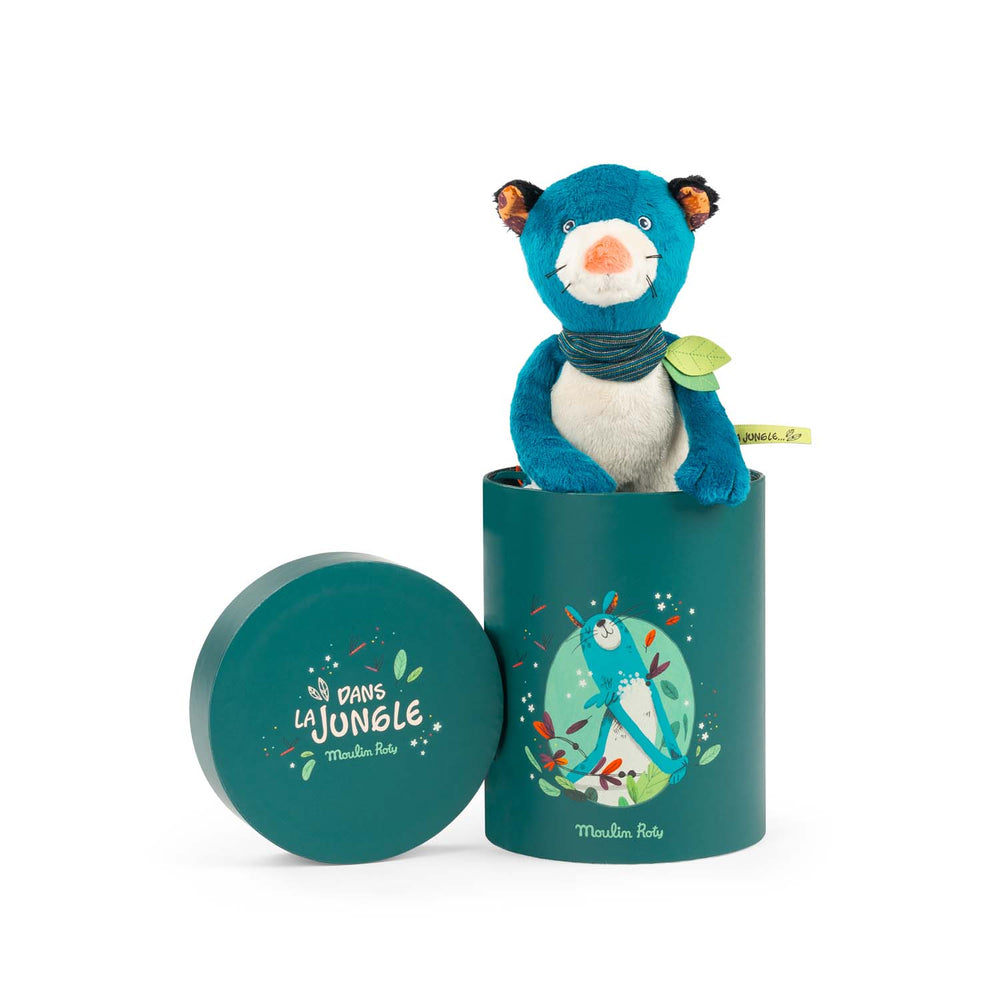 Moulin Roty Dans la Jungle Zimba Baby Panther Doll In Gift Box